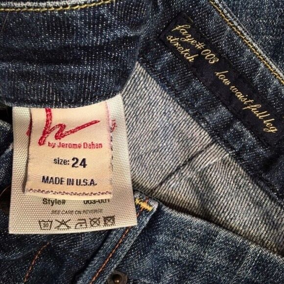 Citizens of Humanity Faye 003 Full Wide Flair Leg Low Rise Jeans 24 - Picture 6 of 8